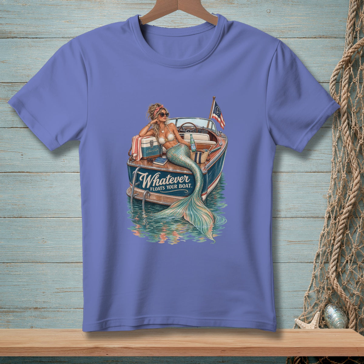 Whatever Floats Your Speedboat ~ Comfort Colors Premium Tee
