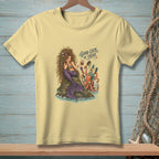 Mermaid and octopus graphic with text "Good Luck In There."