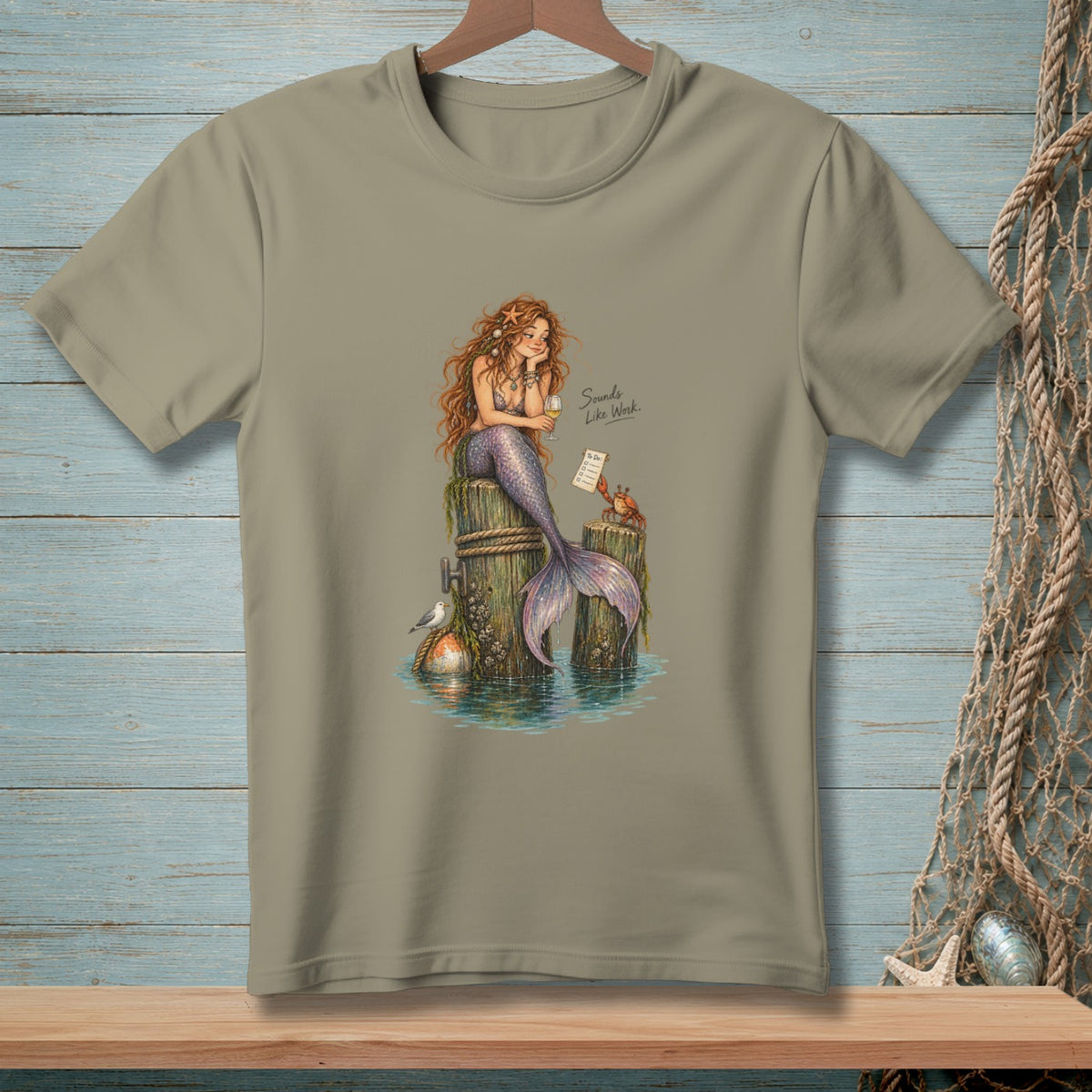 Sounds Like Work ~ Comfort Colors Premium Tee