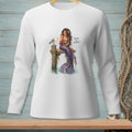 Mermaid on pier with seagull and crab, text "Manage Your Expectations."
