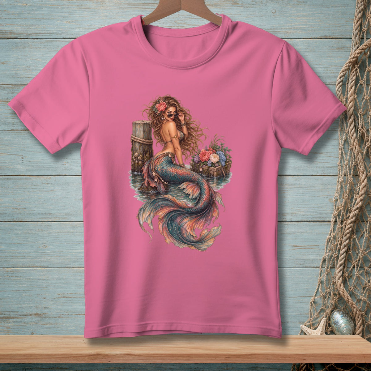 Resting Beach Face, Bouquet ~ Comfort Colors Premium Tee