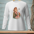 Mermaid with pink tail and lobster holding letters that read "AT LEAST IT'S USEFUL."