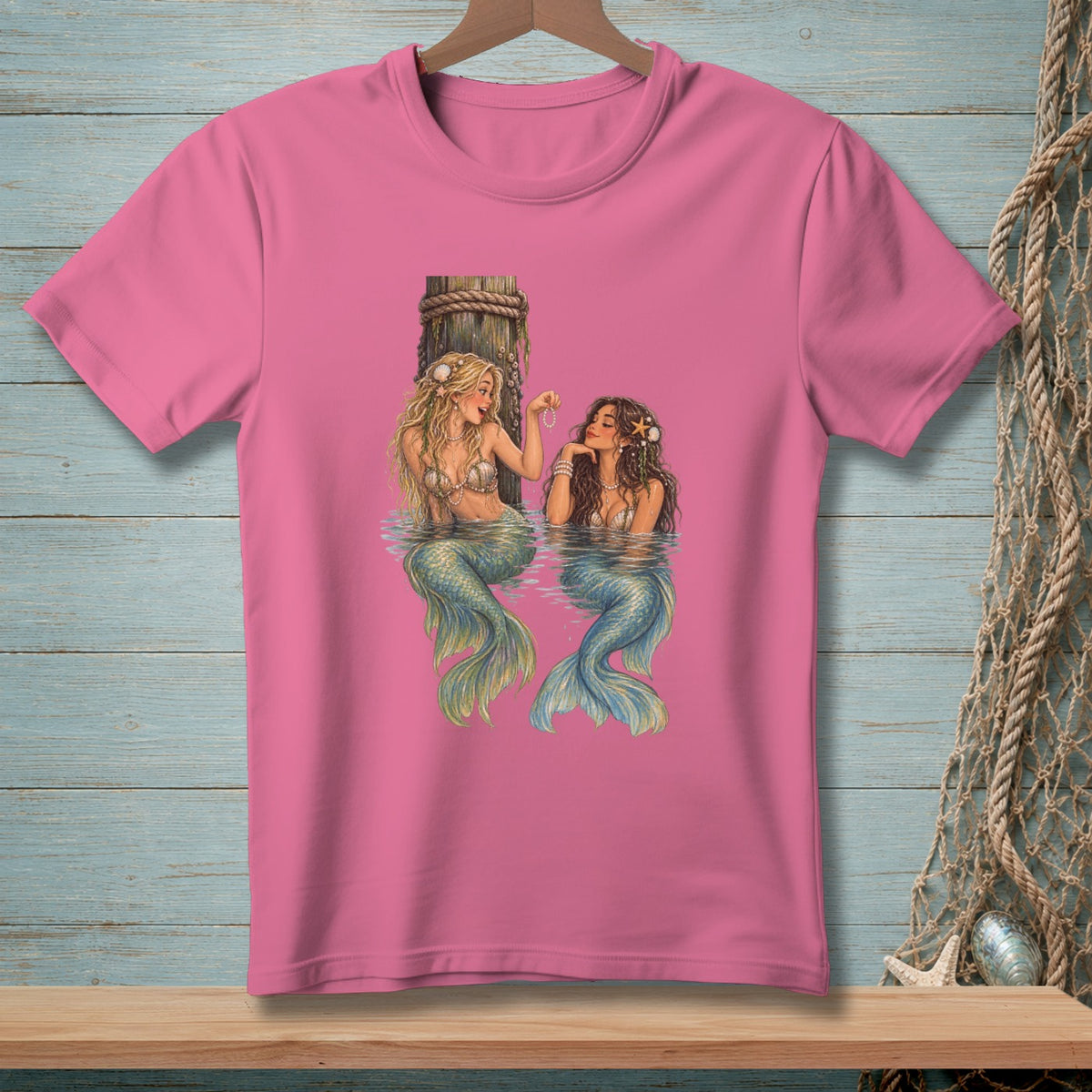 Sea Tea & Pearls ~ Comfort Colors Premium Tee