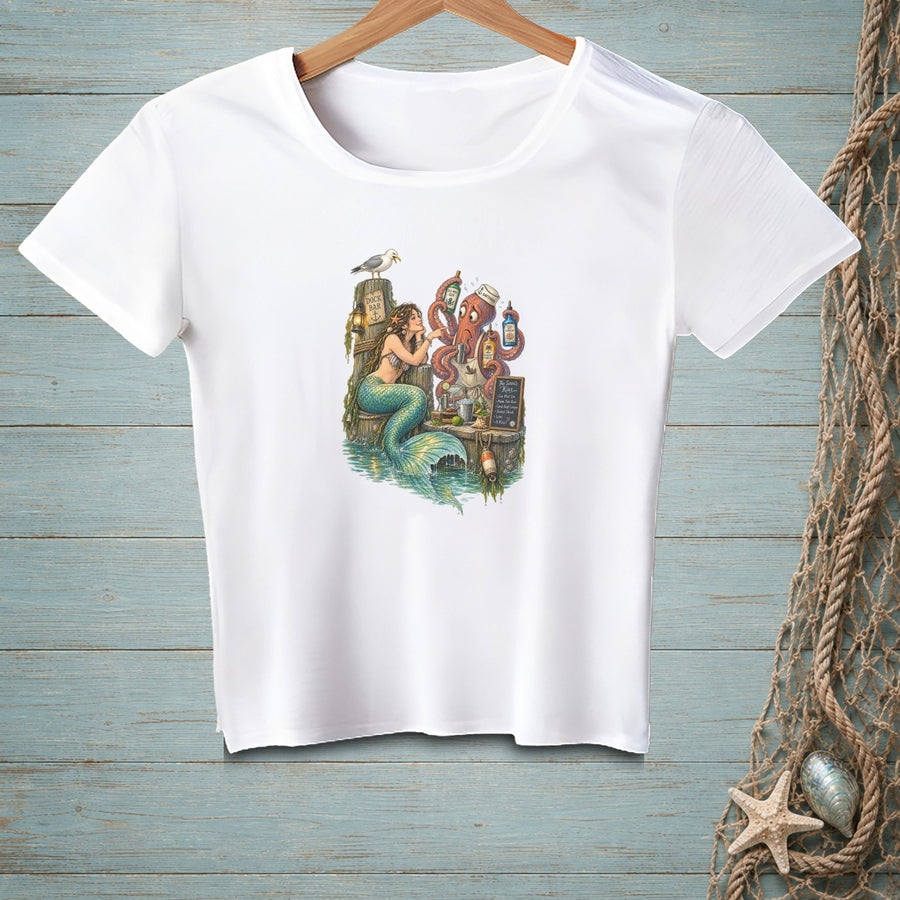 Flirting With Calamari ~ Crop Top