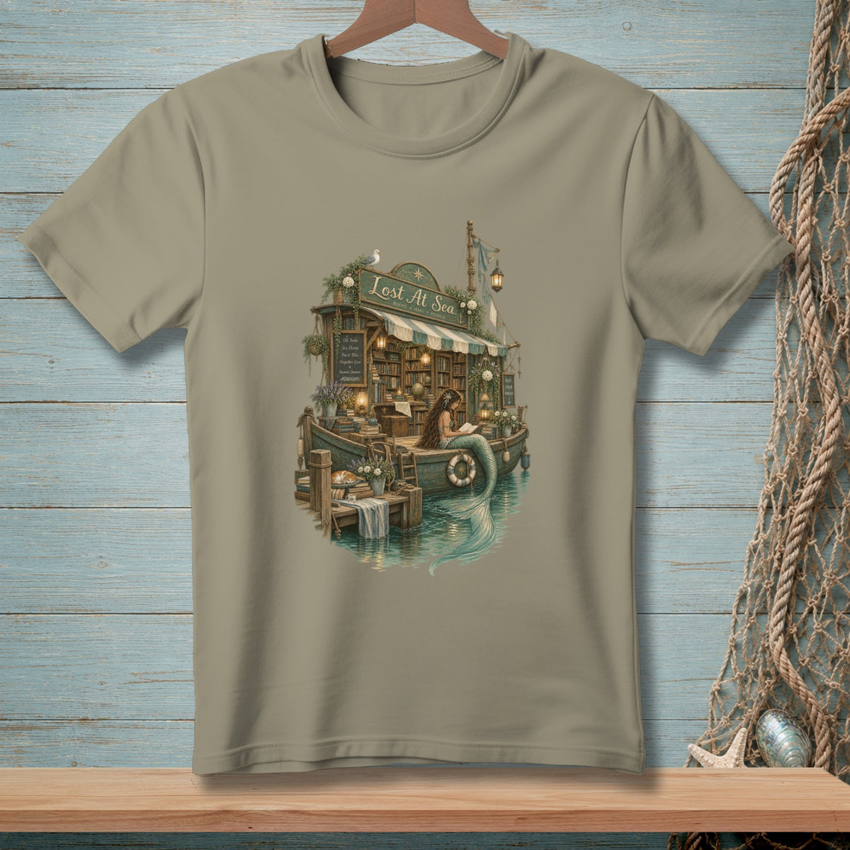 Books Before Sailors ~ Comfort Colors Premium Tee