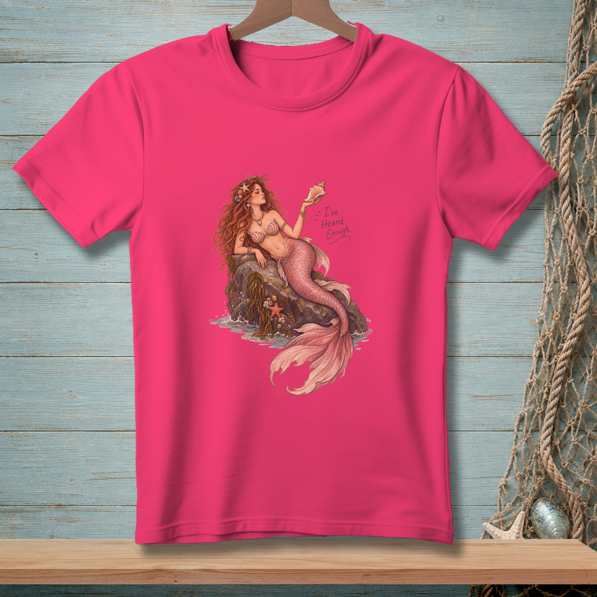 Shell Phone Hangup ~ Comfort Colors Premium Tee