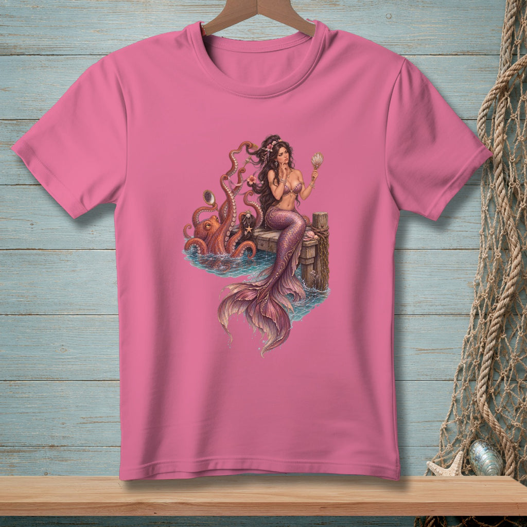 Octopus Mirror Check ~ Comfort Colors Premium Tee