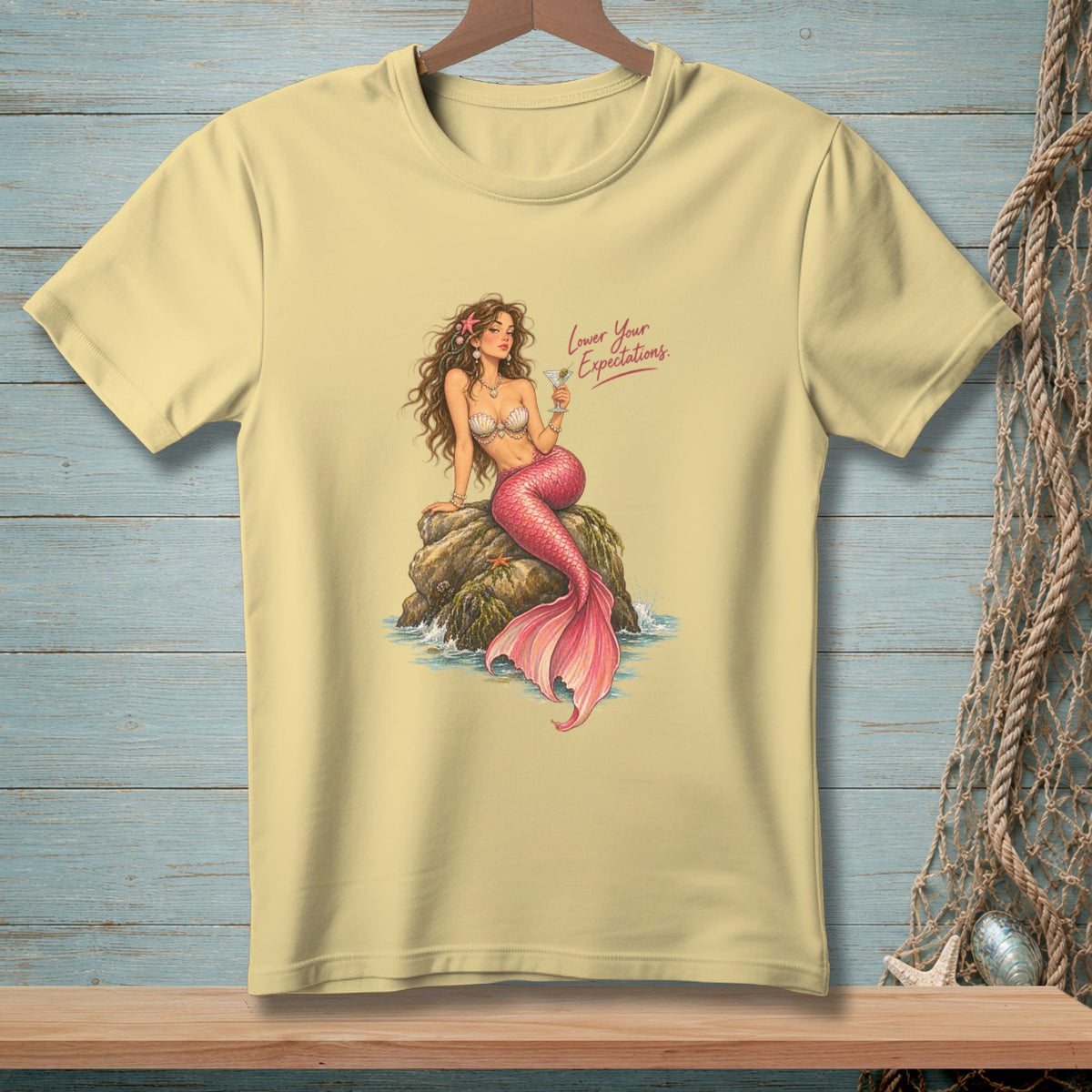 Bare Minimum Siren ~ Comfort Colors Premium Tee