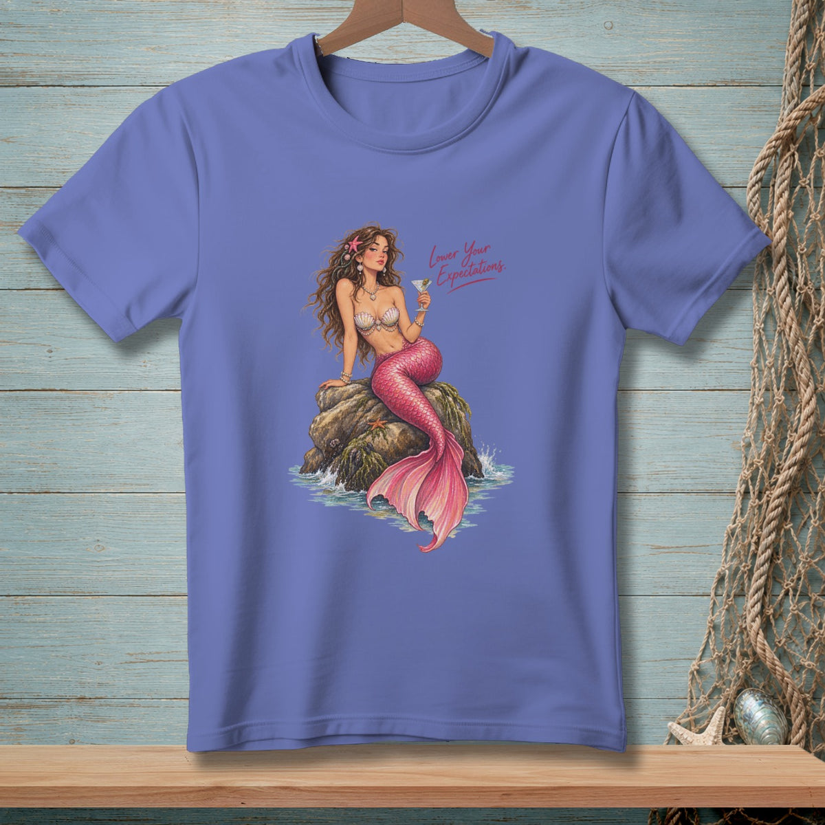 Bare Minimum Siren ~ Comfort Colors Premium Tee