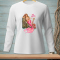 Mermaid with pink tail, octopus, and mirror with text "No Notes".