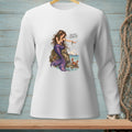 Mermaid sitting on a rock with a crab and text that says "Scuttle along, sir."
