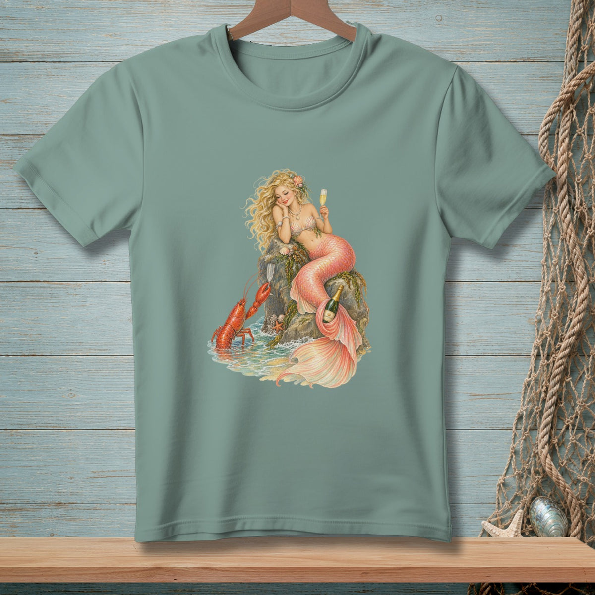 Claws & Champagne ~ Comfort Colors Premium Tee