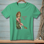 Mermaid on a post with a crab and text "UNCLAW ME."