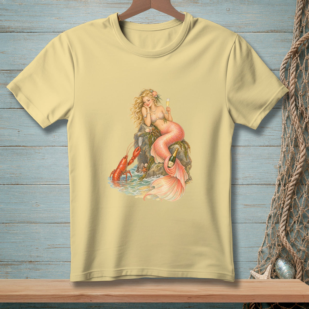 Claws & Champagne ~ Comfort Colors Premium Tee