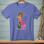 Mermaid on a post with a drink and text "IT'S CALLED OCEAN VOLUME."