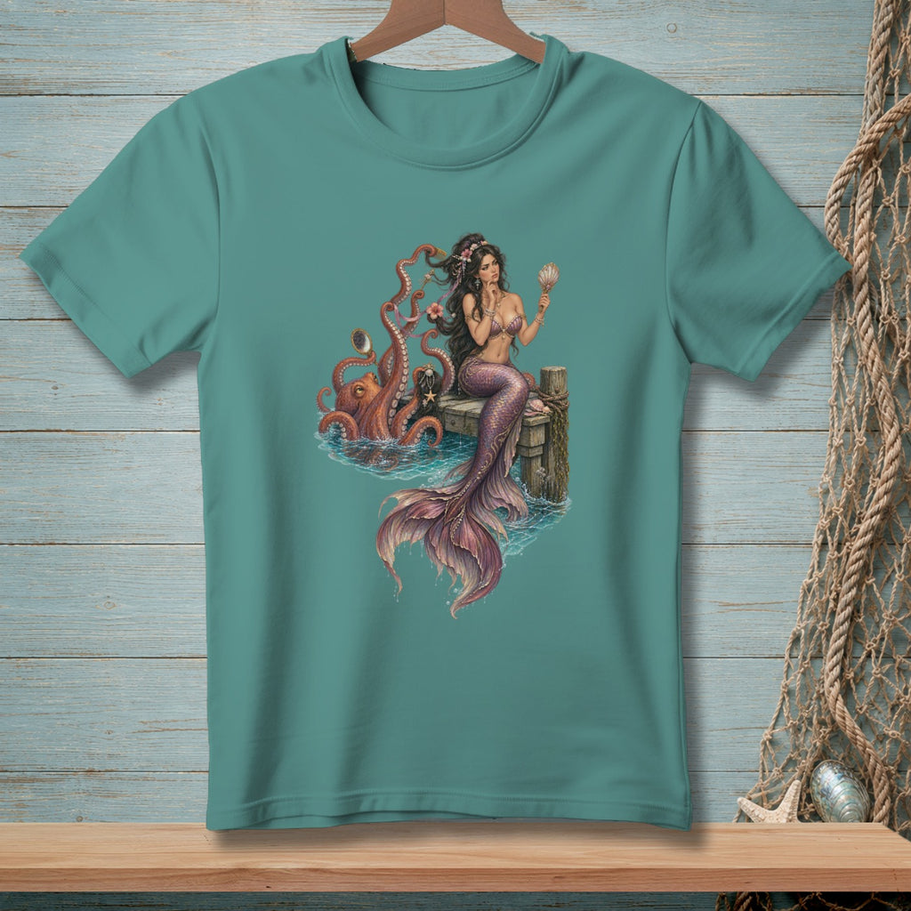 Octopus Mirror Check ~ Comfort Colors Premium Tee