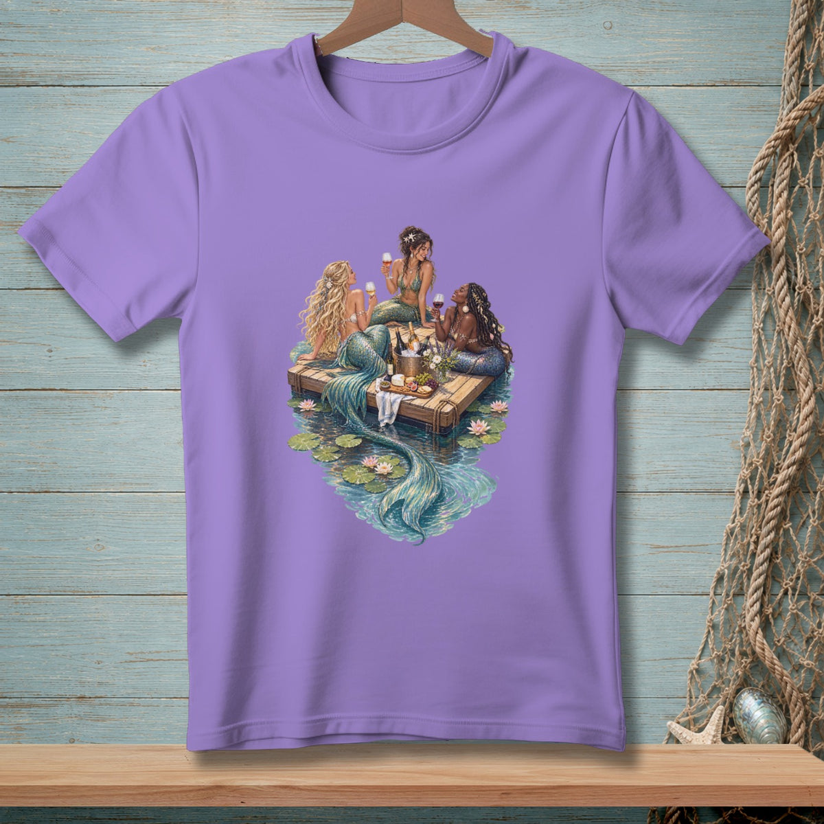 Siren Happy Hour For Three ~ Comfort Colors Premium Tee