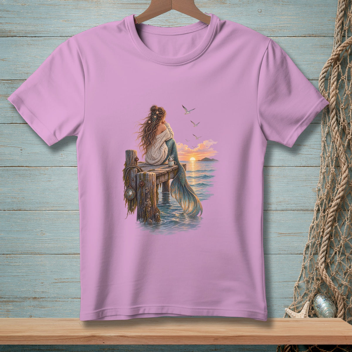 Mermaid Off Duty ~ Comfort Colors Premium Tee