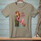 Mermaid with pink tail and text "The Tail Has Spoken" near a lobster.
