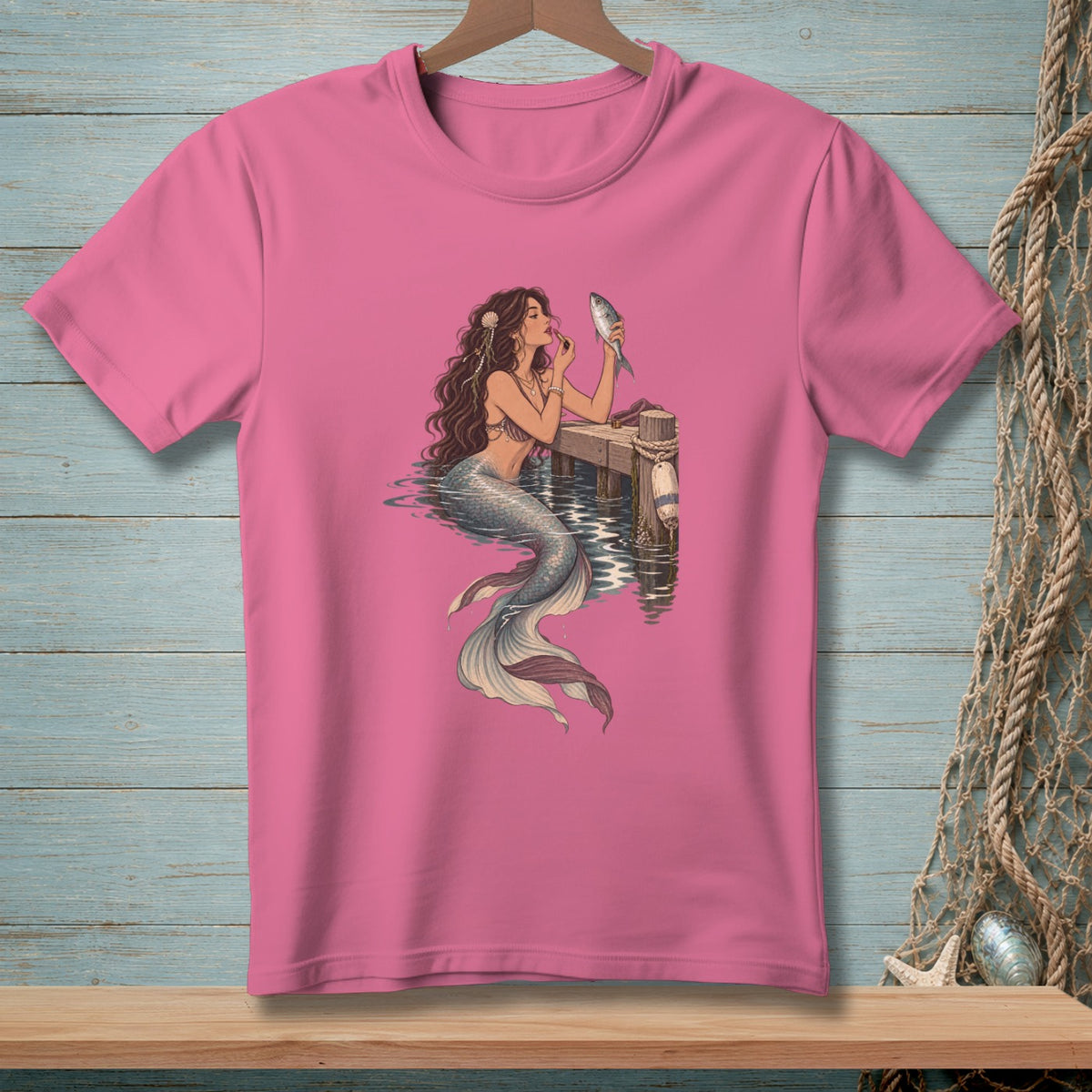 Lipstick Before Fish ~ Comfort Colors Premium Tee
