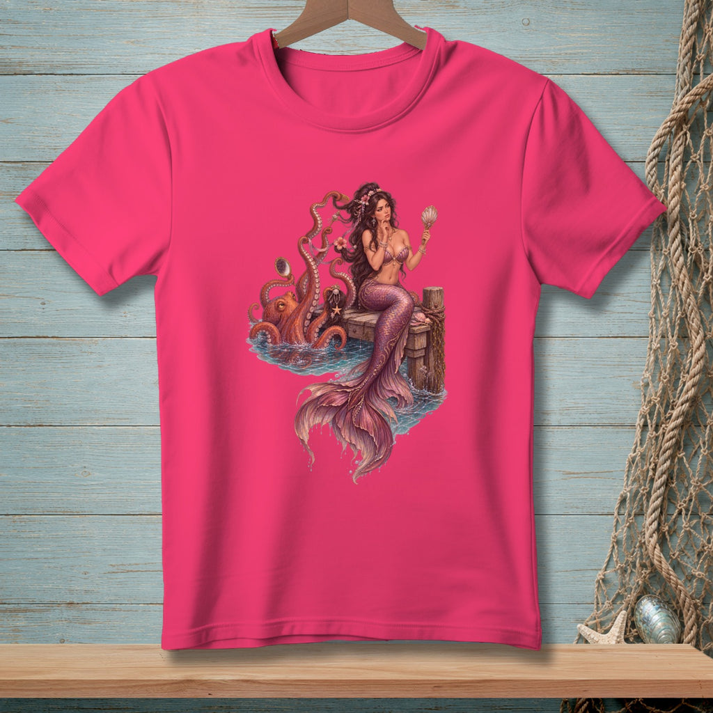 Octopus Mirror Check ~ Comfort Colors Premium Tee