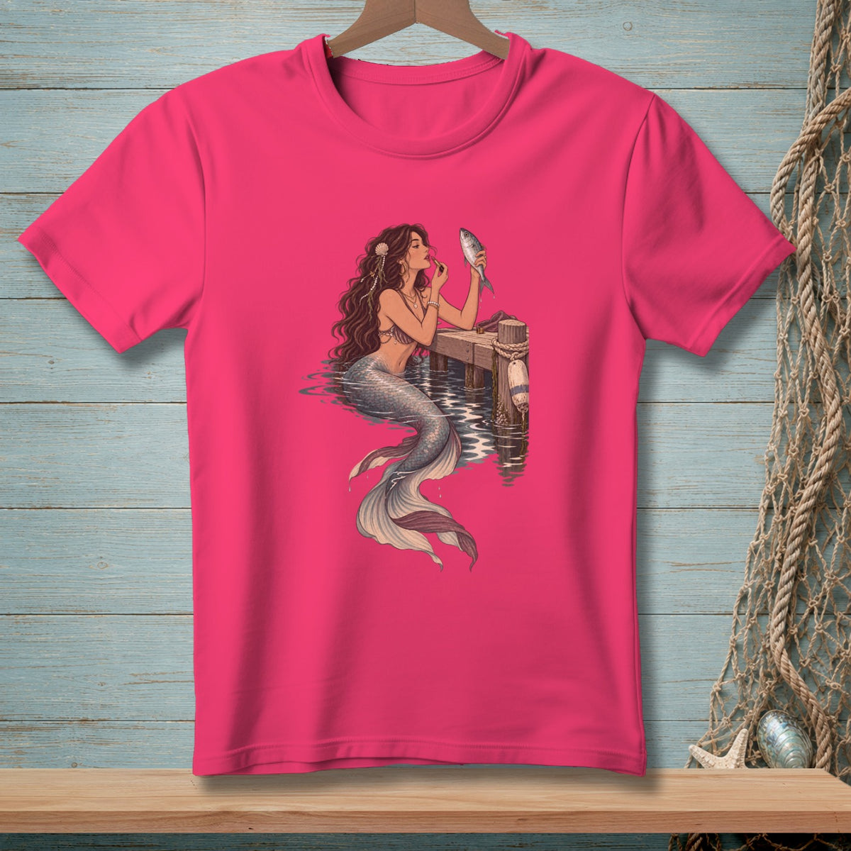 Lipstick Before Fish ~ Comfort Colors Premium Tee