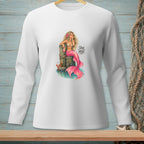 Illustration of a mermaid with a pink tail and the text "Stay Mad."
