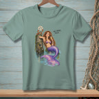 Mermaid and crab on a post with text "YOU THINK YOU'RE SPECIAL."