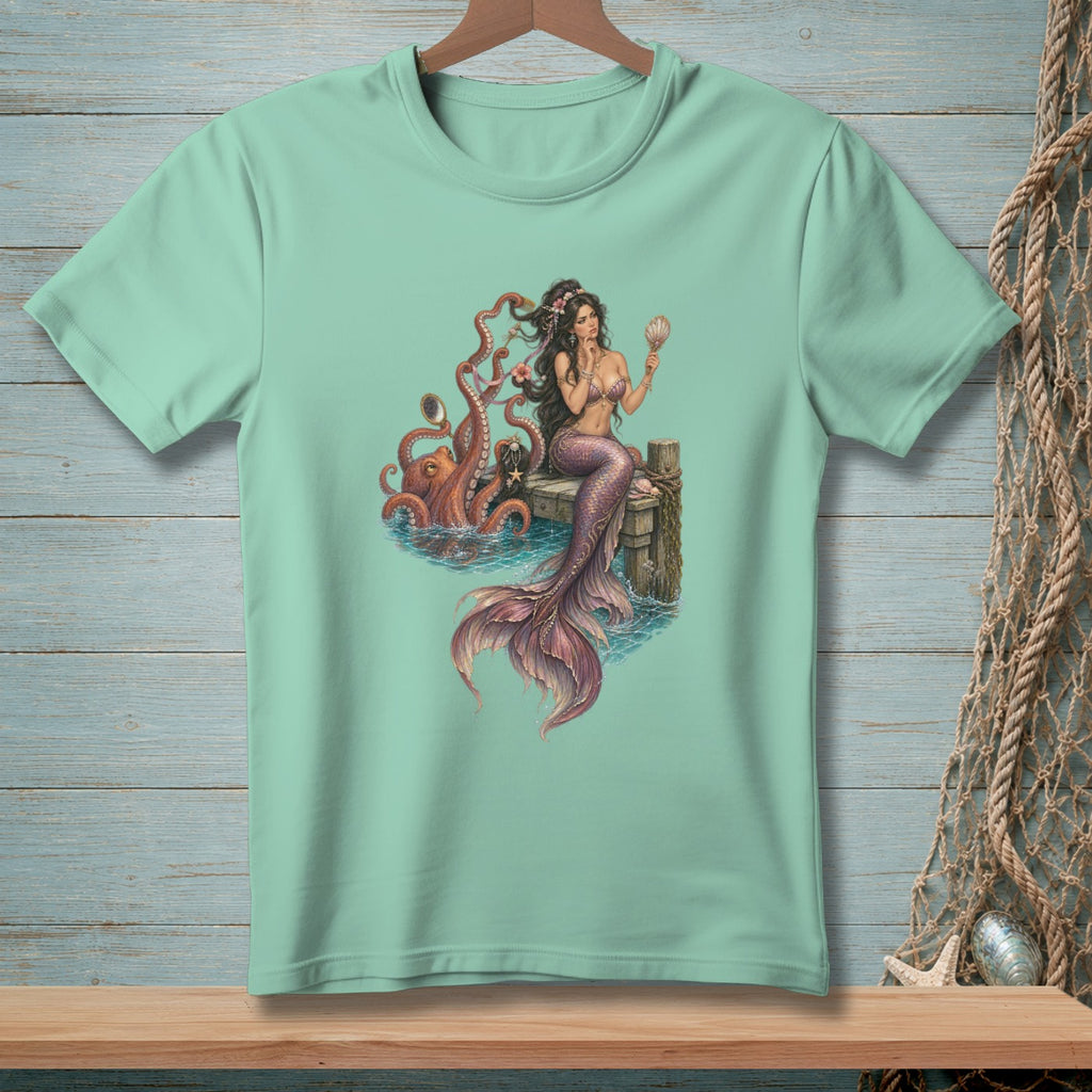 Octopus Mirror Check ~ Comfort Colors Premium Tee