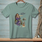 Mermaid pointing at crab with books, text reads "Not My Department."