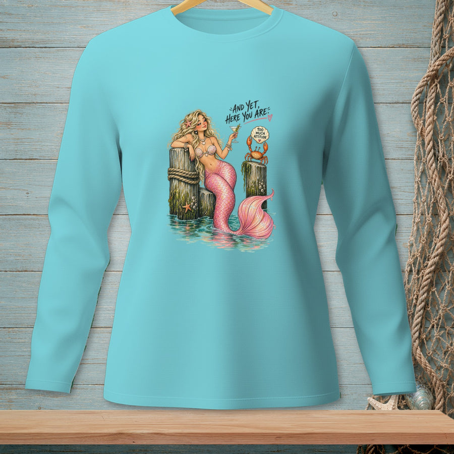 Too Much Attitude ~ Comfort Colors Premium Long Sleeve T-Shirt
