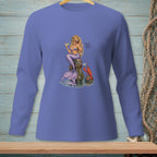 Mermaid holding a cocktail with lobster on a post, text "That All?"