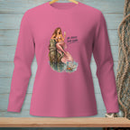 Mermaid on post with champagne, text reads "OR RAISE YOUR GAME." Crab holds sign.