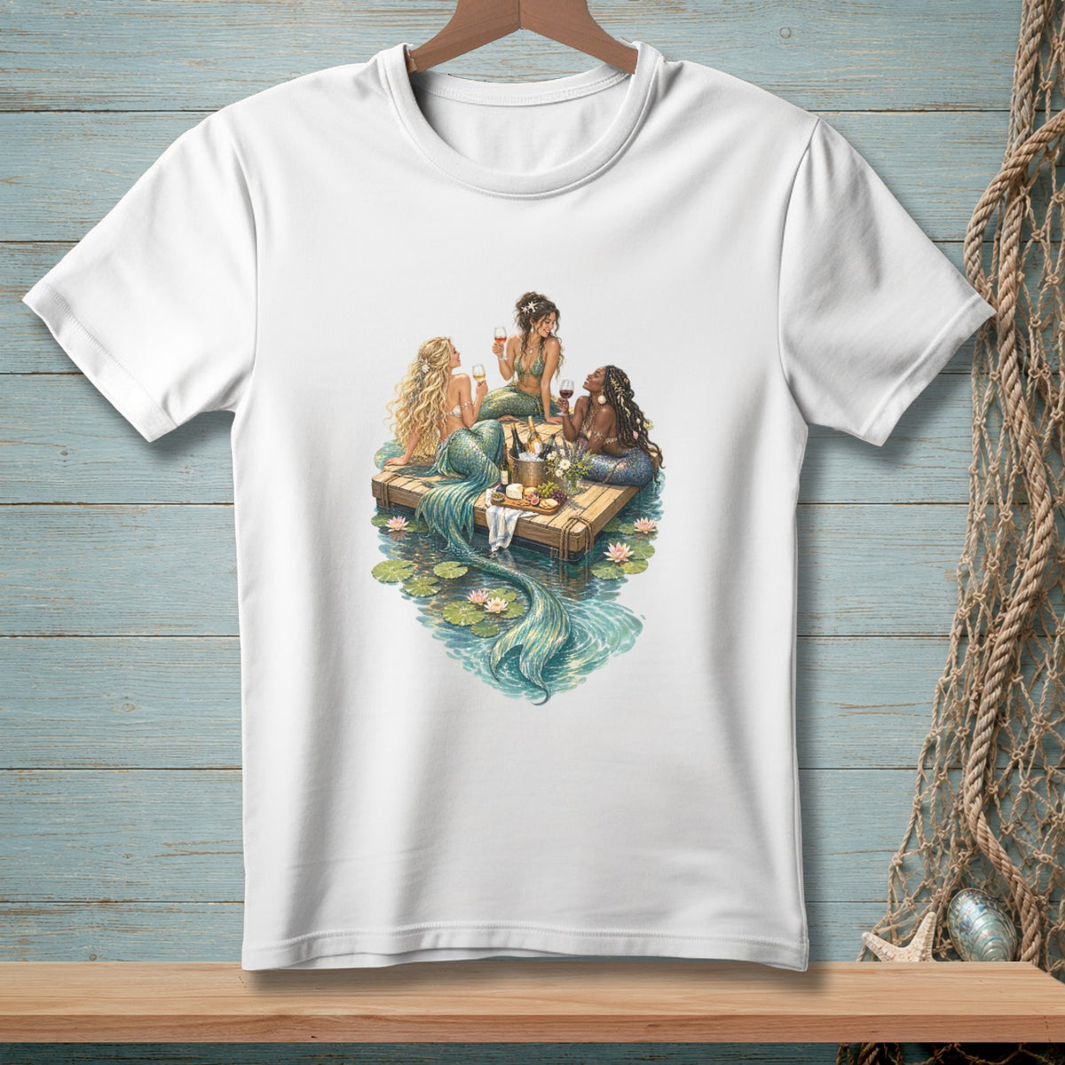 Siren Happy Hour For Three ~ Comfort Colors Premium Tee