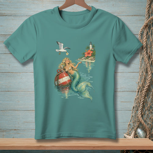 Off Duty By The Lighthouse ~ Comfort Colors Premium Tee