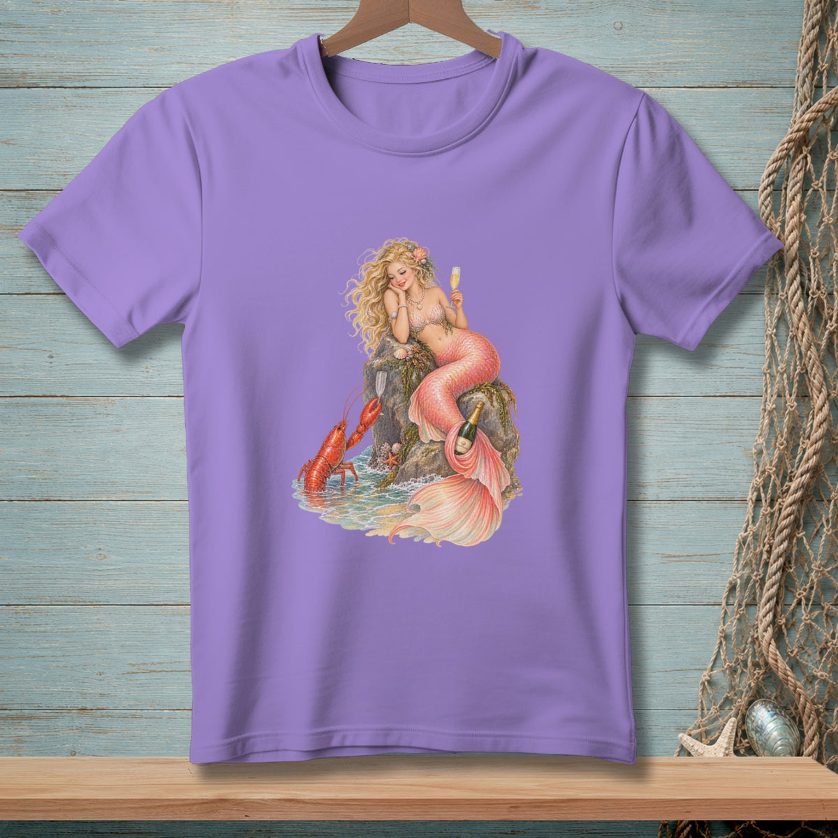 Claws & Champagne ~ Comfort Colors Premium Tee