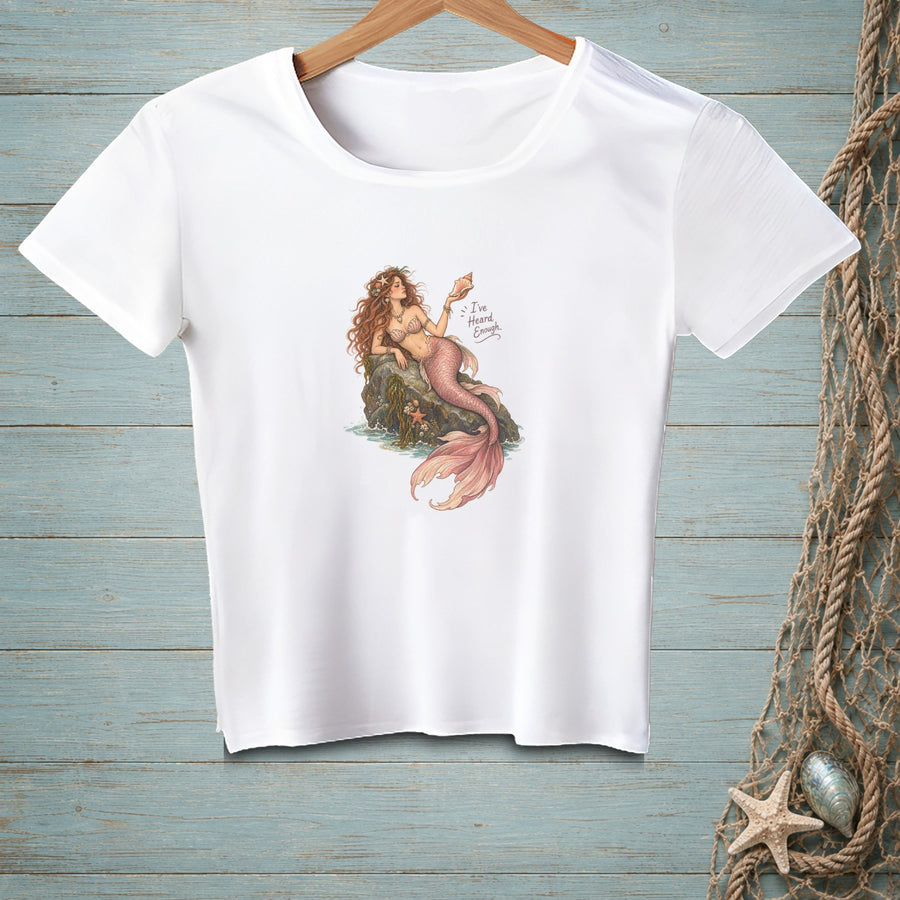 Shell Phone Hangup ~ Crop Top