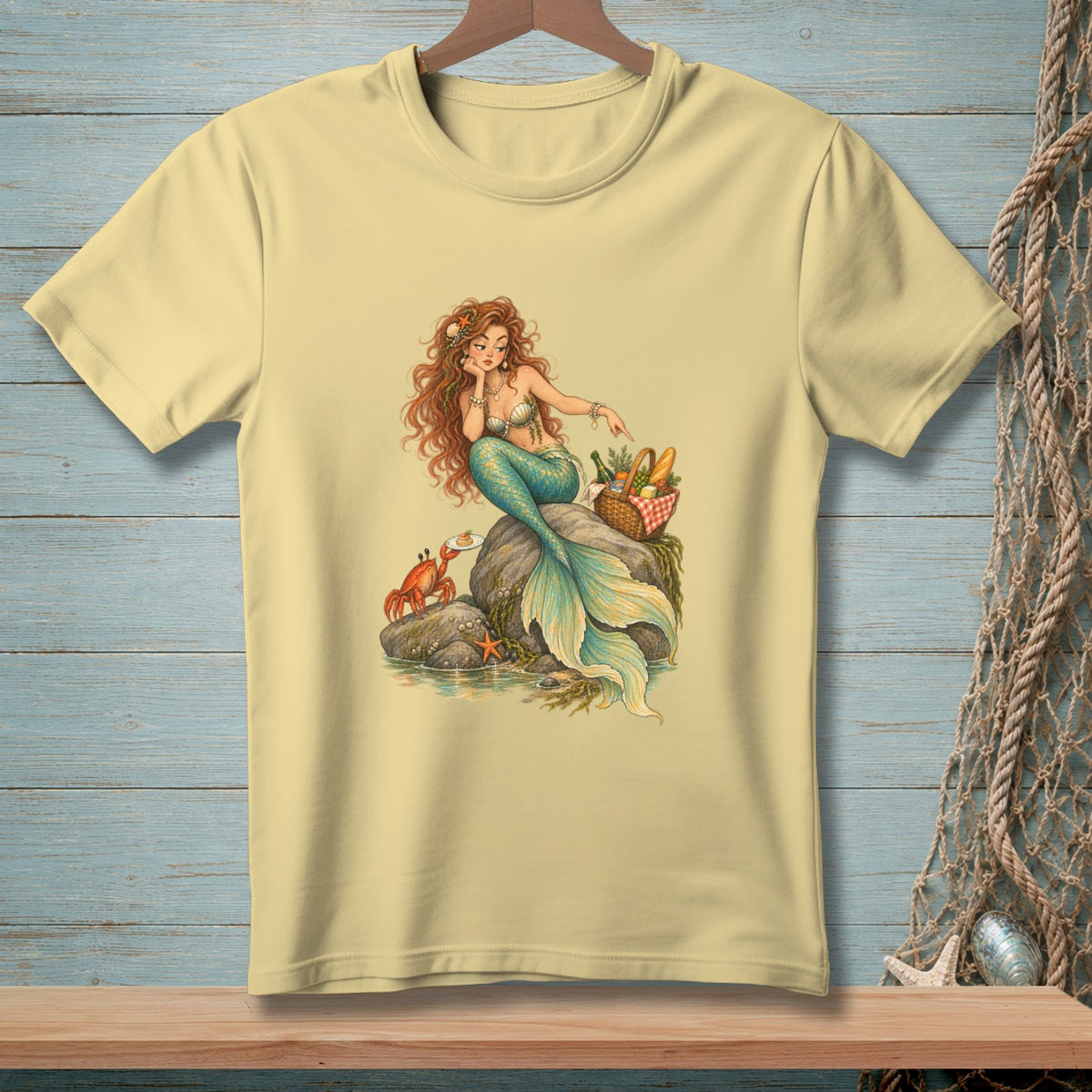 Seaside Room Service ~ Comfort Colors Premium Tee