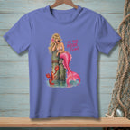 Mermaid with pink tail and lobster, text "USE YOUR INSIDE CLAWS".