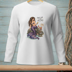 Mermaid with crab and drink, text "That's why I have nice things."