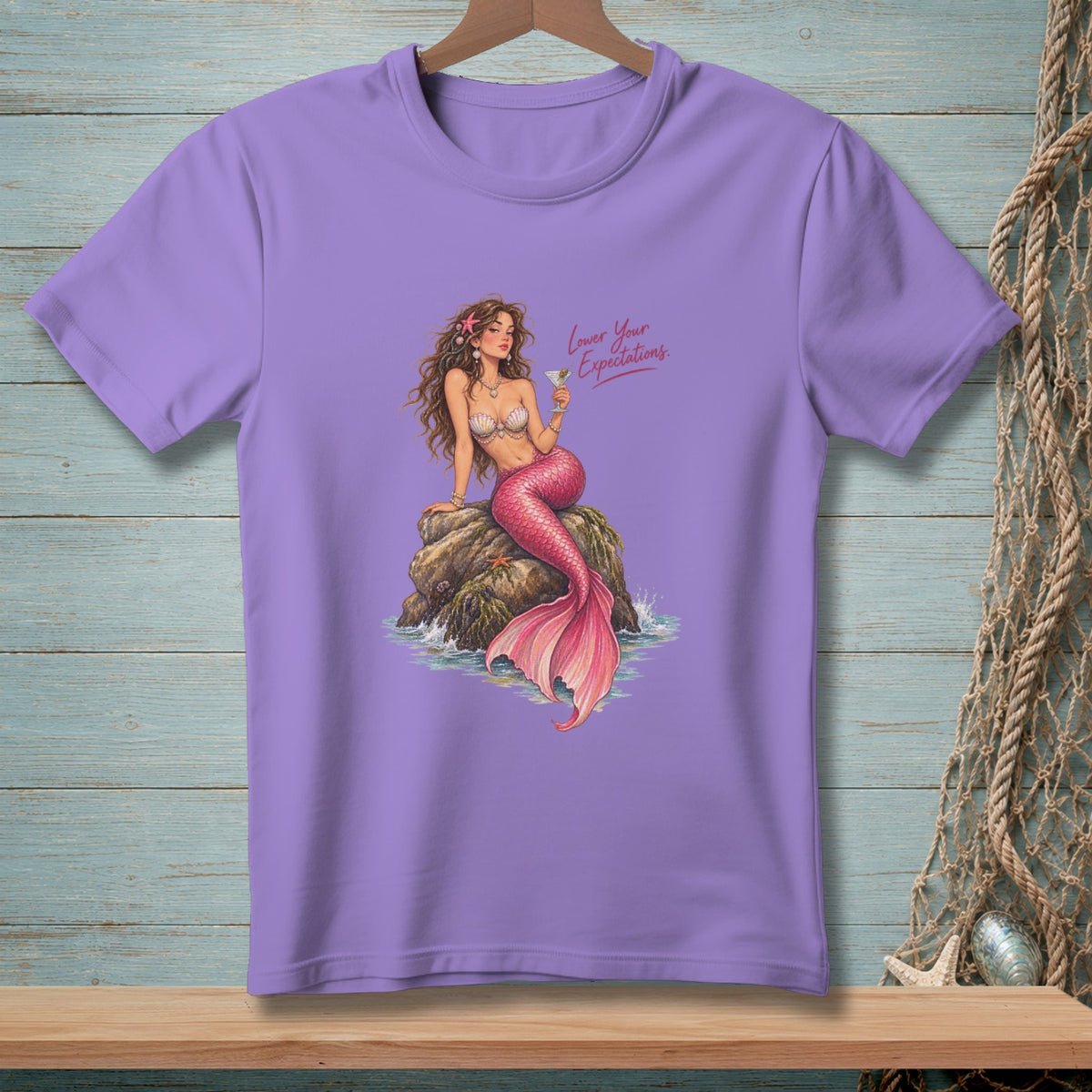 Bare Minimum Siren ~ Comfort Colors Premium Tee