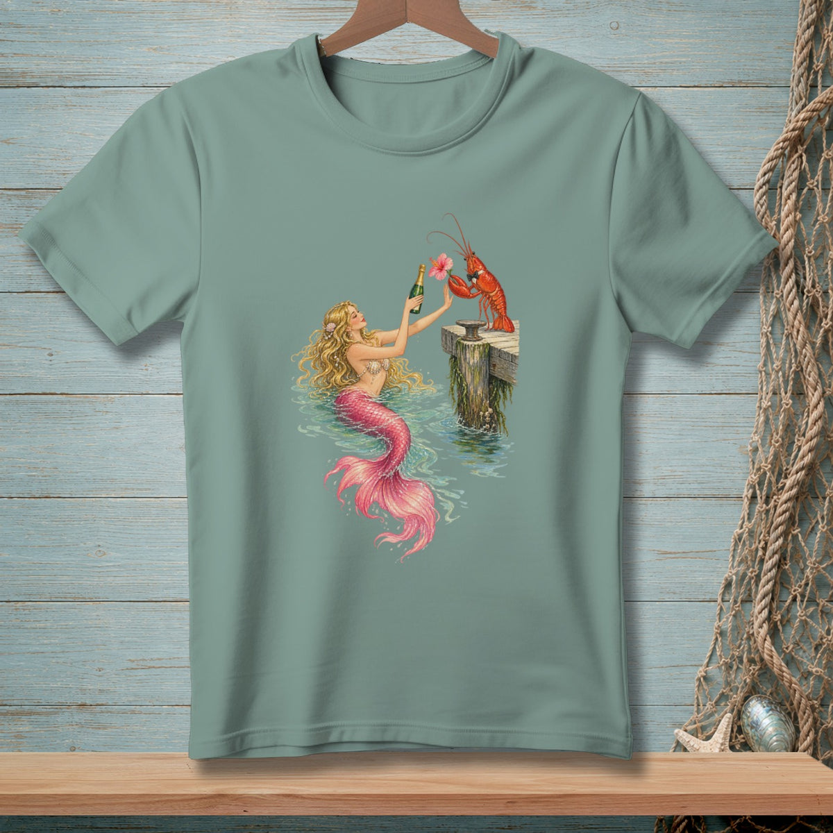 Champagne Over Claws ~ Comfort Colors Premium Tee