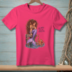 Mermaid and octopus design with text "Oh, honey. That's not enough comb."