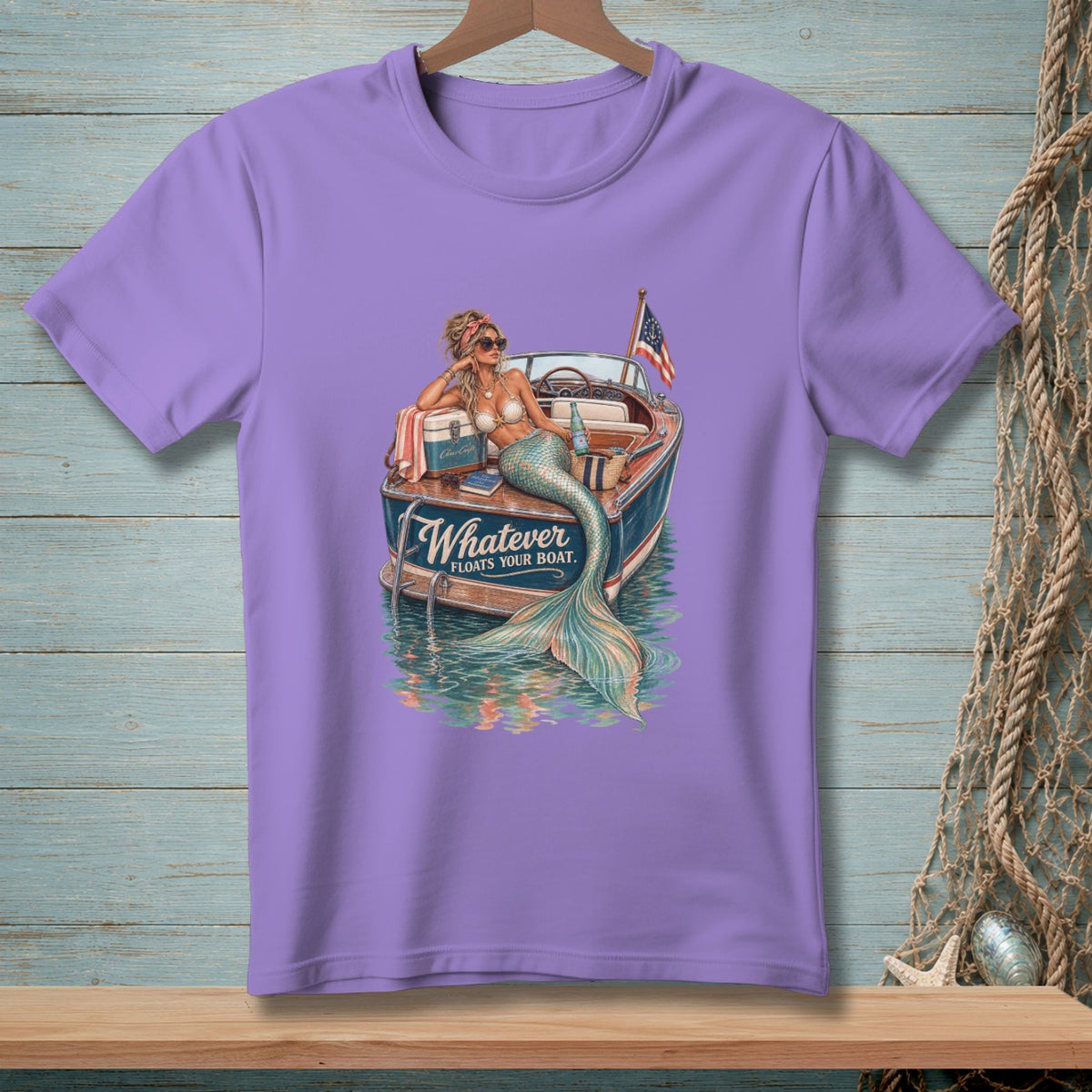 Whatever Floats Your Speedboat ~ Comfort Colors Premium Tee