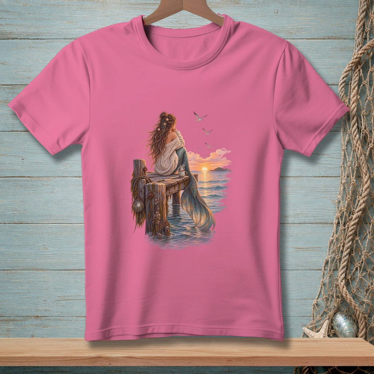 Mermaid Off Duty ~ Comfort Colors Premium Tee