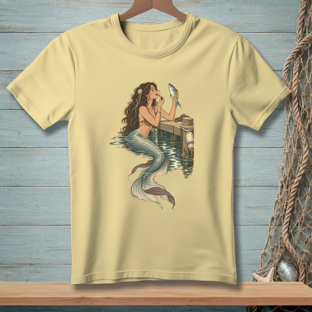 Lipstick Before Fish ~ Comfort Colors Premium Tee