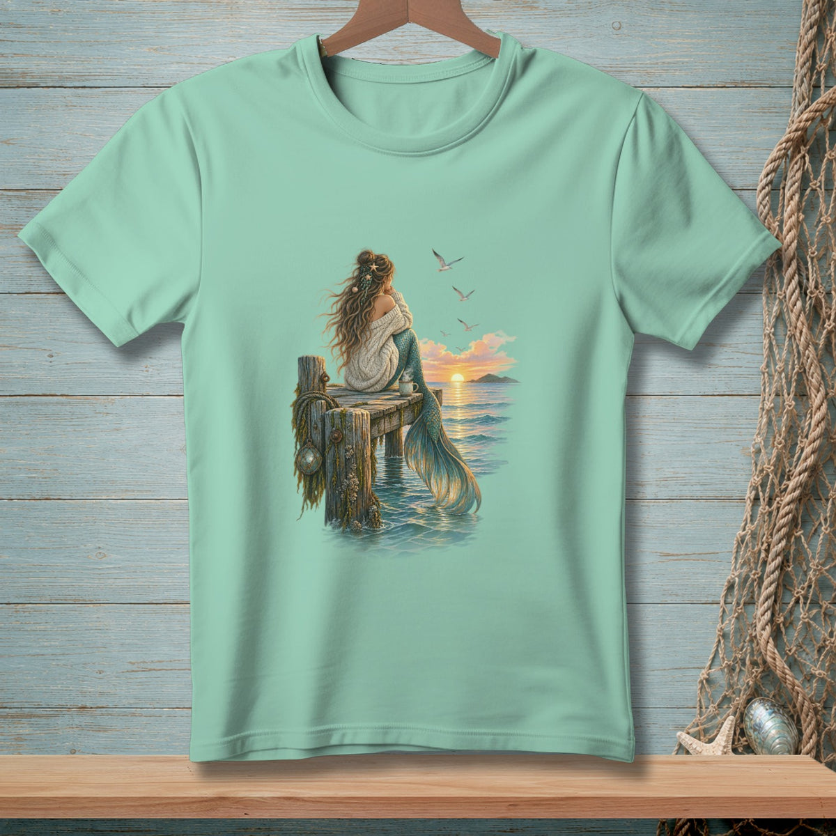 Mermaid Off Duty ~ Comfort Colors Premium Tee