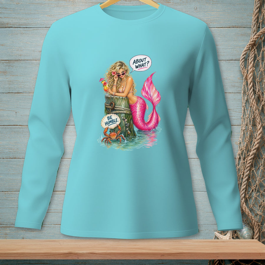 Humble About What? ~ Comfort Colors Premium Long Sleeve T-Shirt