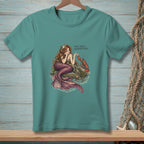 Mermaid with lobster on a rock, text reads "This feels underfunded."