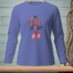 Purple long-sleeved shirt with "My Tail My Rules" and a mermaid tail graphic.